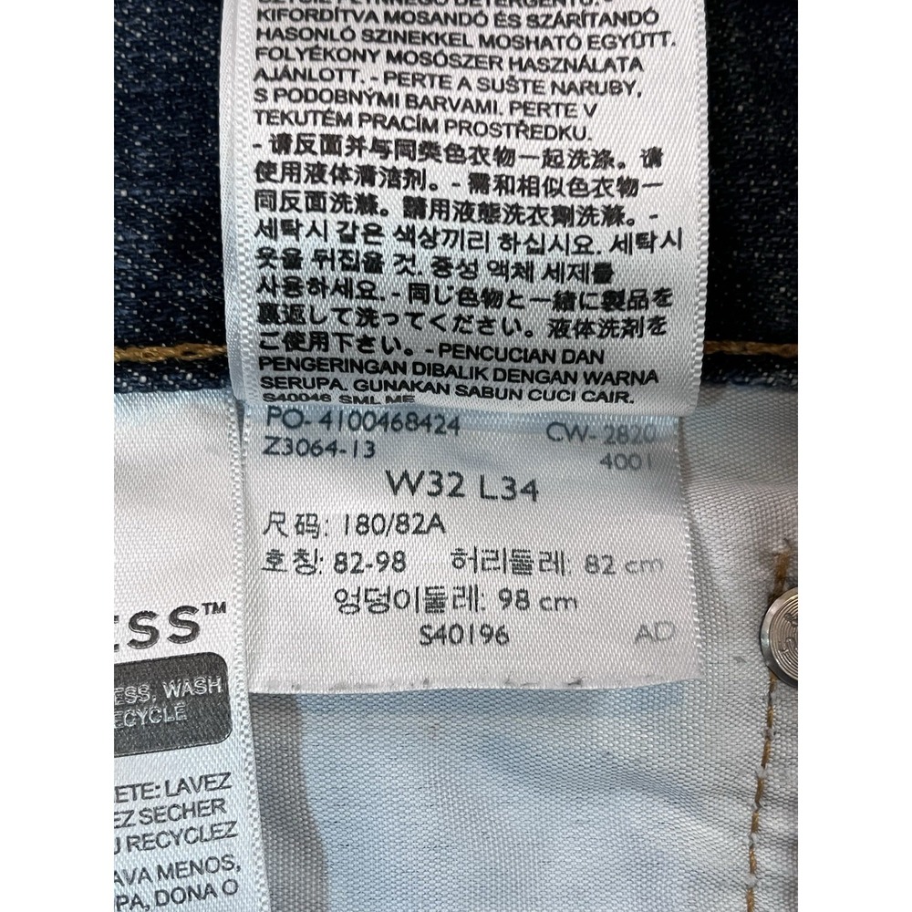 Levi's 527 Boot Cut Jeans Mens 32 X 34 Cowboy Ranch Rodeo Whiskering Med Wash - Picture 5 of 7